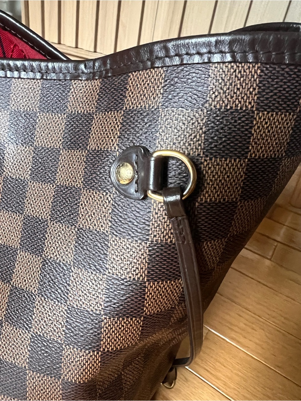 AUTHENTIC | Louis Vuitton Neverfull Size GM Damier Ebene, Brown| No Pouch - Picture 5 of 11